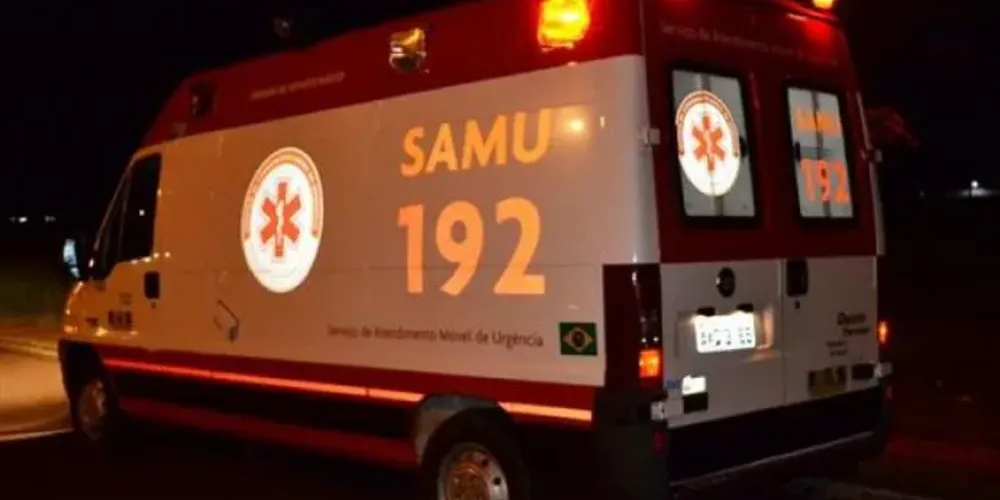 Samu atendeu a vítima e levou à UPA