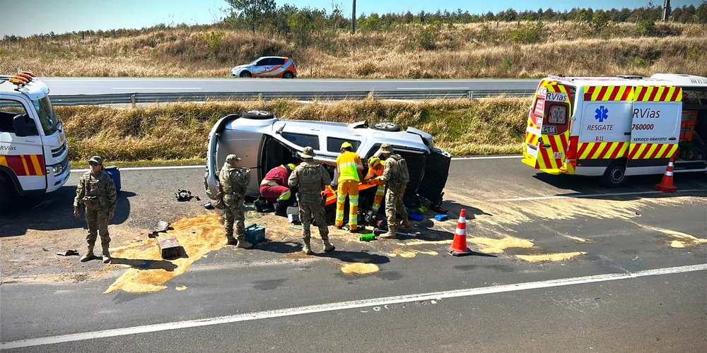 Equipe da CCR PRVias realizou os primeiros socorros