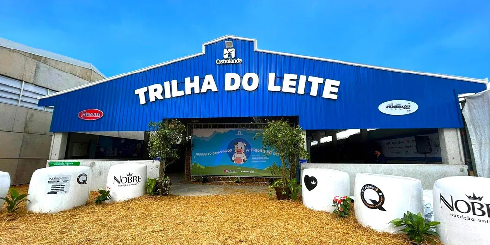 O caminho é todo ambientado com imagens e informativos que contam curiosidades sobre a rotina nas fazendas e benefícios do leite