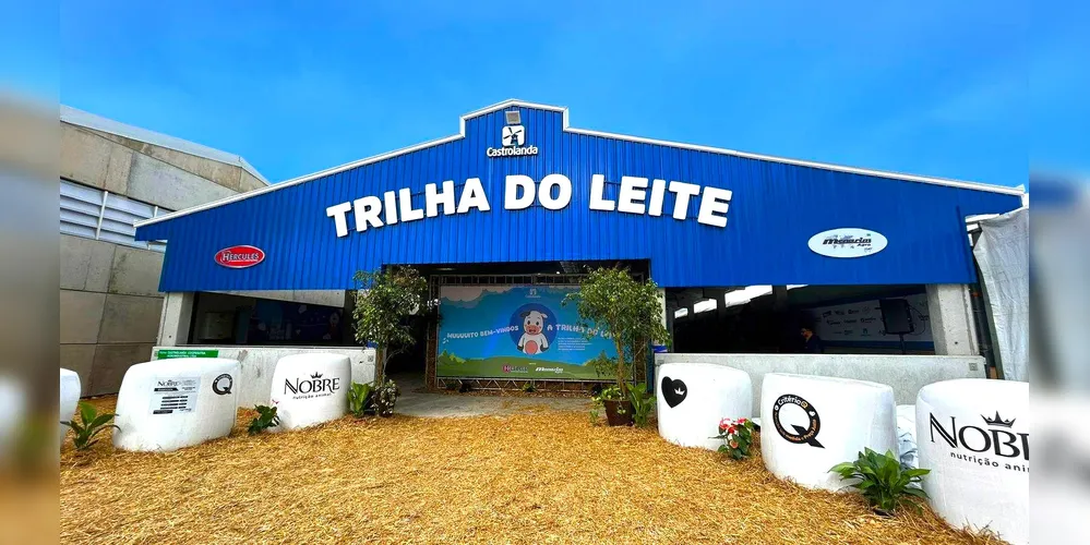 O caminho é todo ambientado com imagens e informativos que contam curiosidades sobre a rotina nas fazendas e benefícios do leite