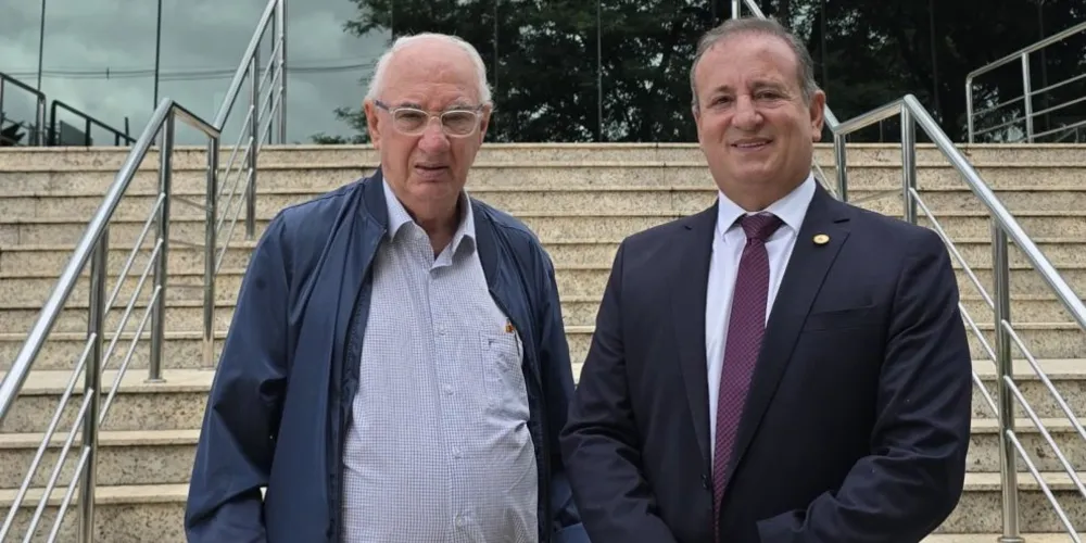 Reinaldo Cardoso e Moacyr Fadel estiveram reunidos em Curitiba