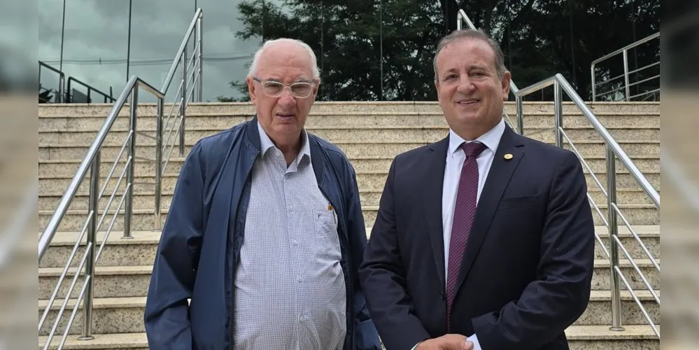 Reinaldo Cardoso e Moacyr Fadel estiveram reunidos em Curitiba