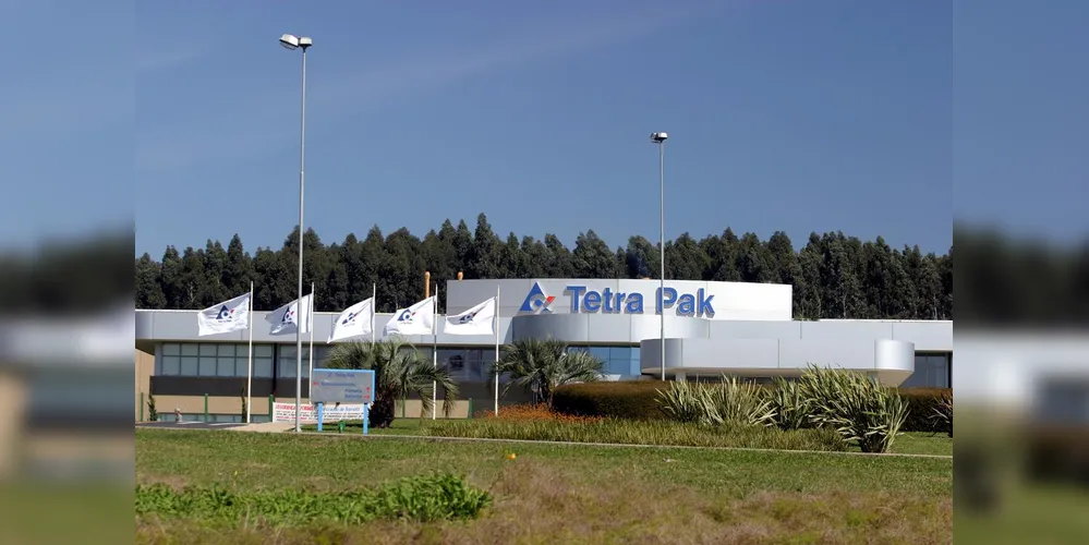 Sede fabril da Tetra Pak fica no Distrito Industrial de Ponta Grossa