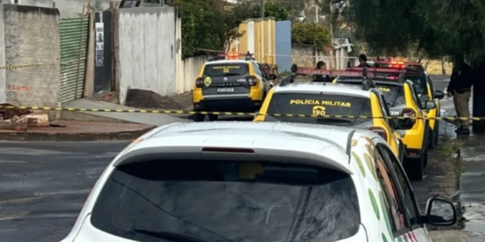 A ação ocorre neste momento em Ponta Grossa