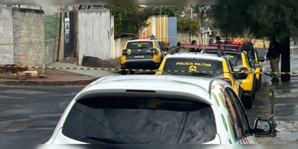 A ação ocorre neste momento em Ponta Grossa