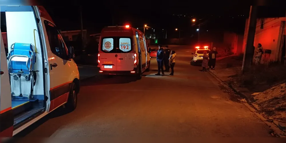 O homem foi baleado na região do pescoço