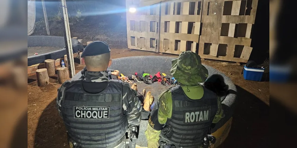 Rinha foi desmantelada nesse sábado, no interior do Paraná