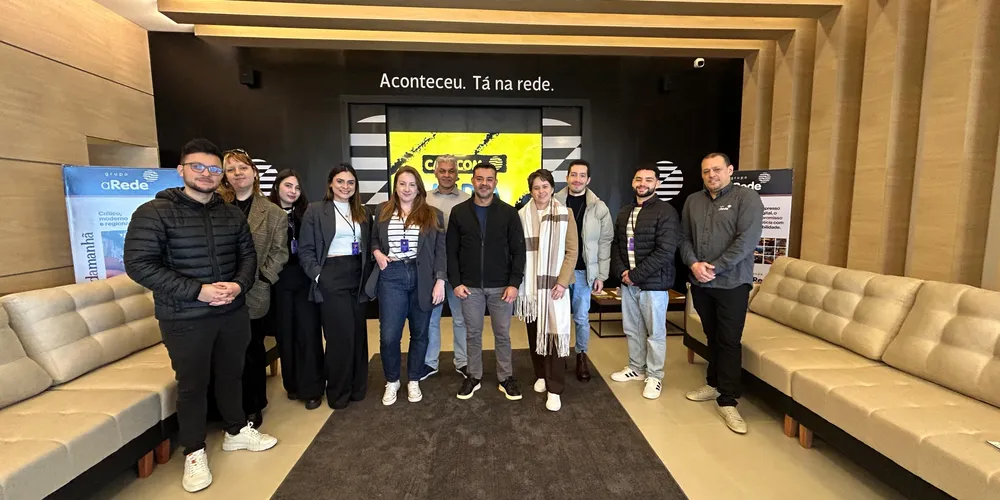 Equipe da agência visitou sede do Grupo aRede