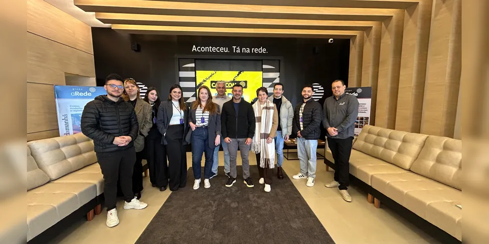 Equipe da agência visitou sede do Grupo aRede