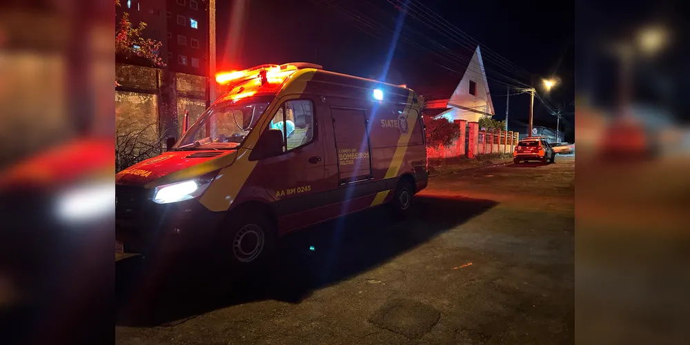 Ocorrência foi atendida na rua 19 de Dezembro, no Centro de Ponta Grossa