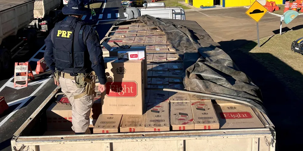 Apreensão aconteceu na BR-277, em Guarapuava