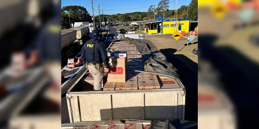Apreensão aconteceu na BR-277, em Guarapuava