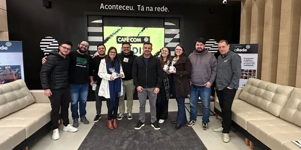 Equipe da agência visitou sede do Grupo aRede nessa quarta-feira (30)