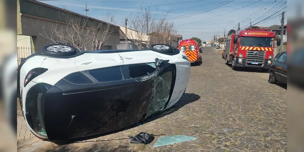 Uma mulher de 30 anos ficou ferida