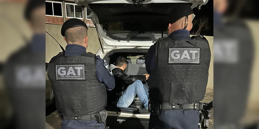 Equipe GAT deu voz de prisão a agressor.