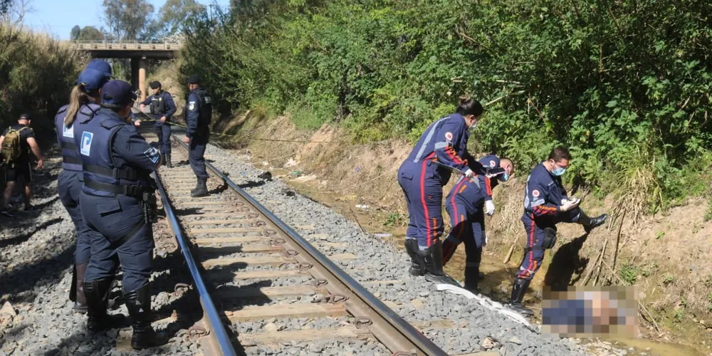 O corpo foi achado na beira da linha do trem, no Boa Vista