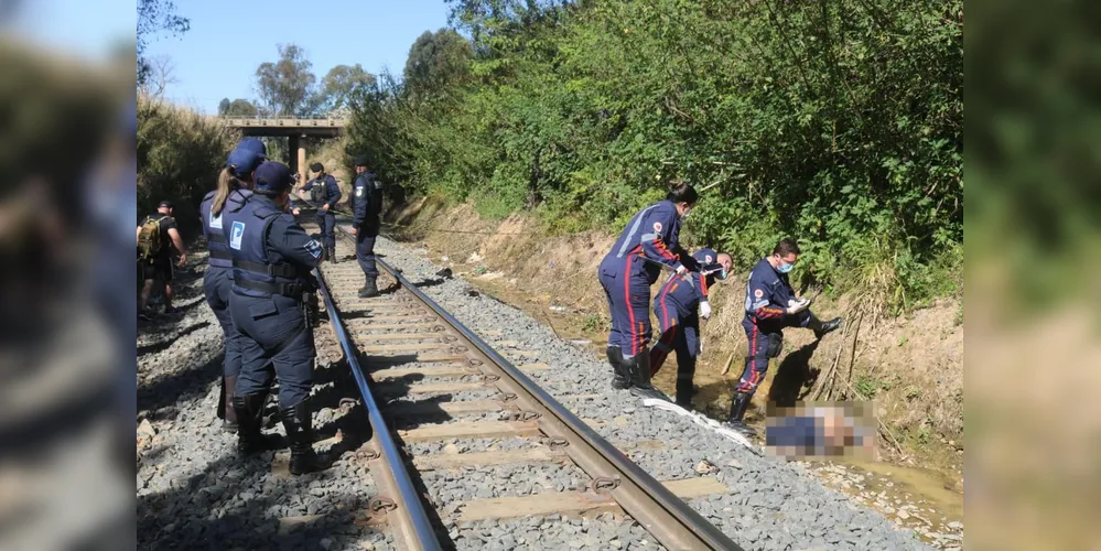 O corpo foi achado na beira da linha do trem, no Boa Vista