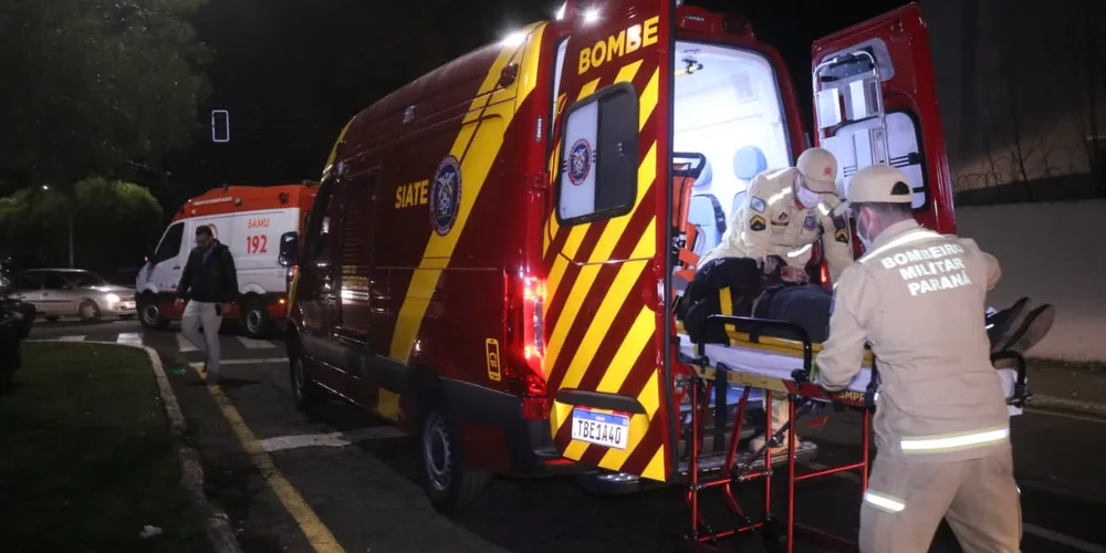 Os serviços de atendimento e urgência foram chamados para a ocorrência