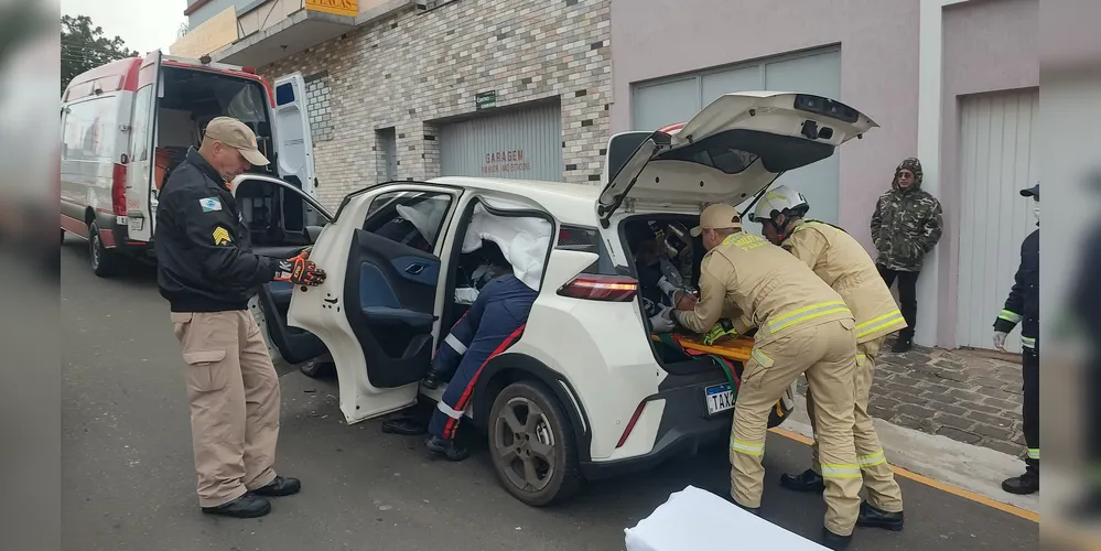 O acidente ocorreu por volta das 8 horas da manhã
