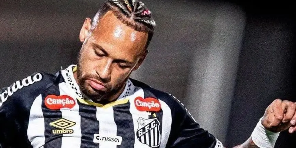 Neymar passou em branco no jogo contra o Mirassol