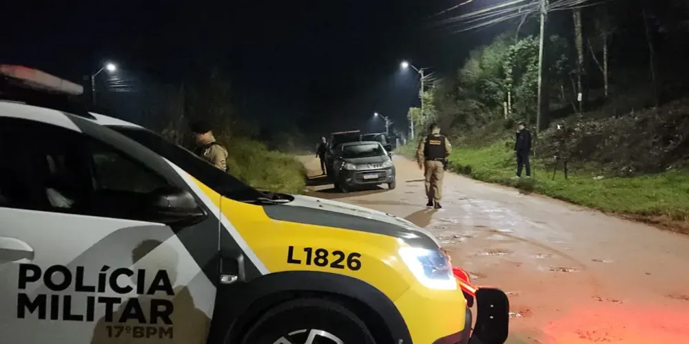 Homem tentou fugir da PM
