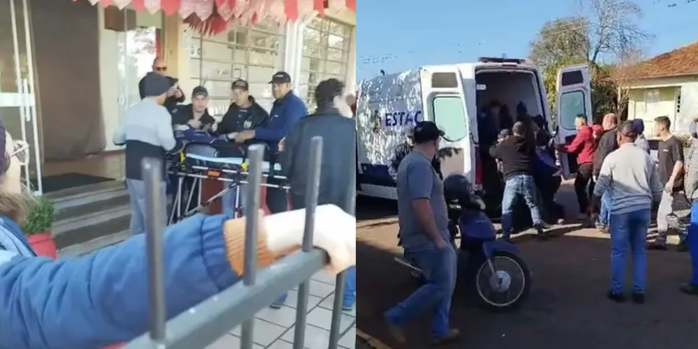 O ataque a uma escola municipal chocou a cidade de Estação