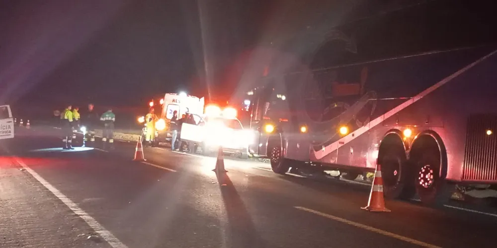 Situação ocorreu no sentido Jaguariaíva - Sengés