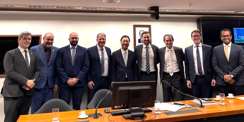 O prefeito Maurício Rivabem esteve em Brasília na terça-feira (08)