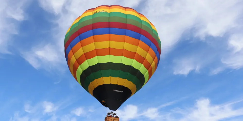 População poderá entrar na cesta do balão em segurança