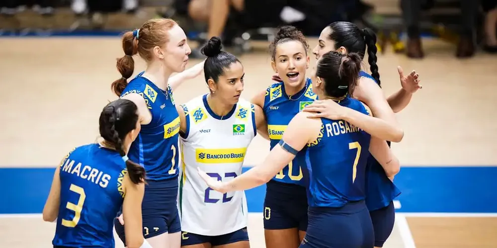 O Brasil venceu e Bulgária por 3 sets a 1