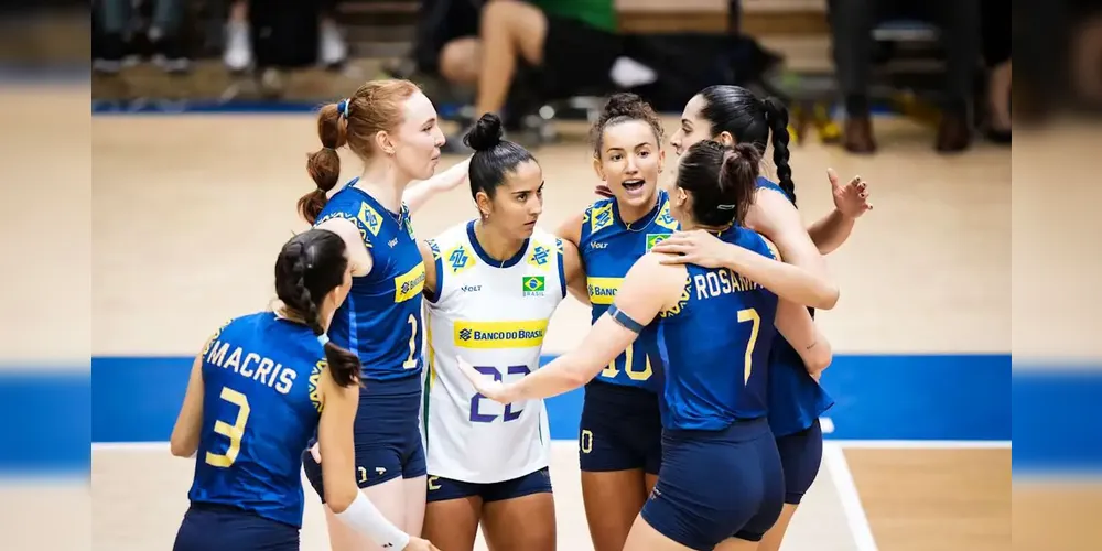 O Brasil venceu e Bulgária por 3 sets a 1