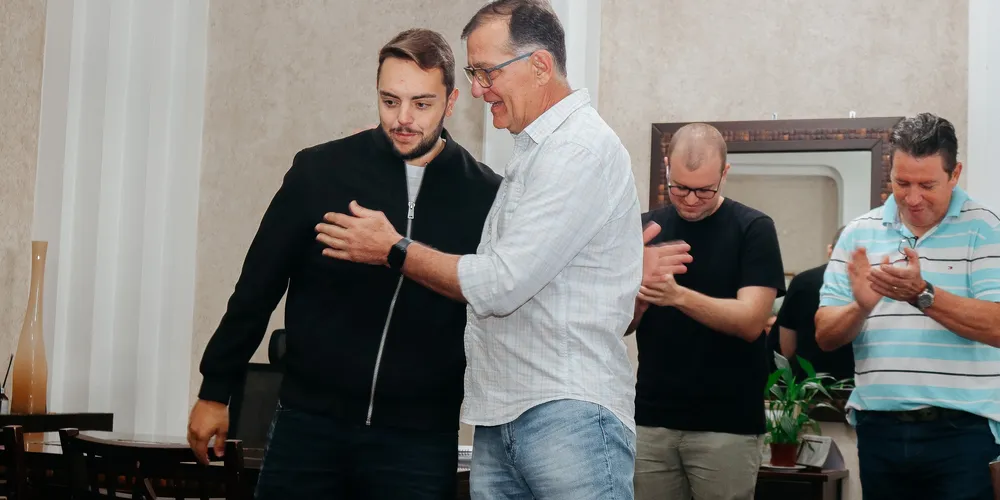 Felipe Francischini e Rildo Leonardi estiveram reunidos