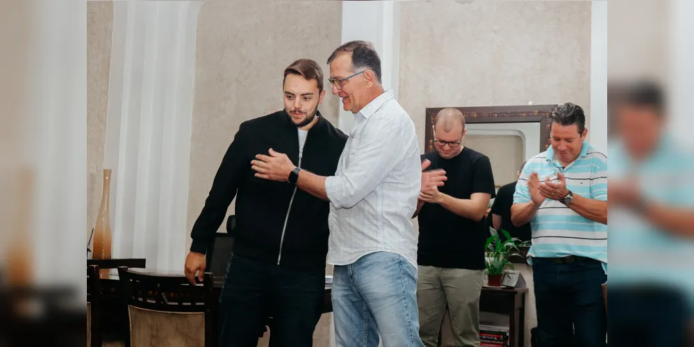 Felipe Francischini e Rildo Leonardi estiveram reunidos