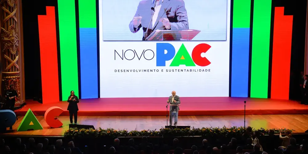 O Novo PAC é promovido pelo Governo Federal