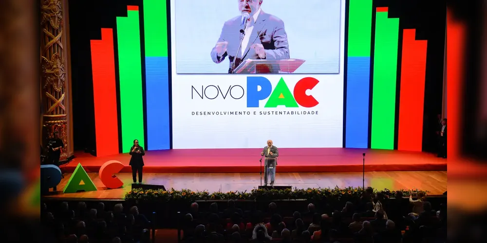 O Novo PAC é promovido pelo Governo Federal