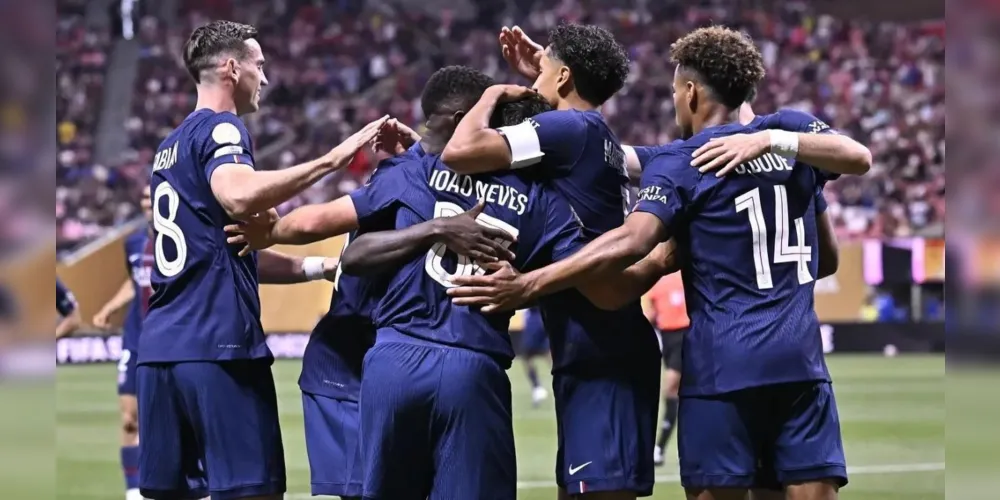 O PSG atropelou a Inter de Messi
