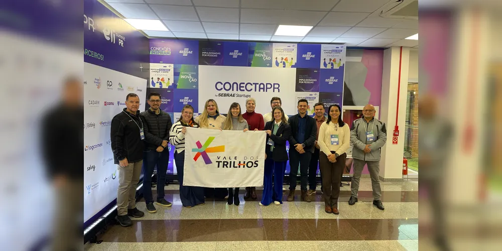 A comitiva ponta-grossense contou com representantes da governança do ecossistema de inovação local