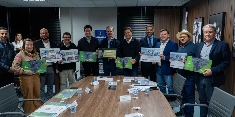 Projeto foi apresentado à prefeitura do município, em reunião em Curitiba