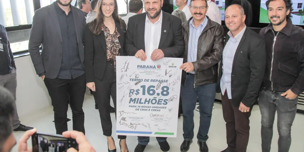 Governo do Paraná anuncia mais R$ 16,8 milhões para construção de novo s CRAS e CREAS