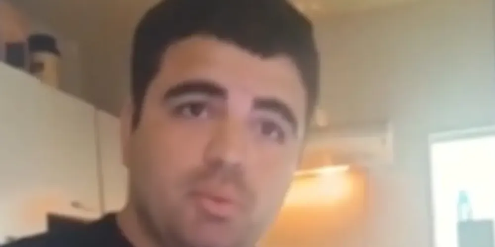 O suspeito foi preso em flagrante