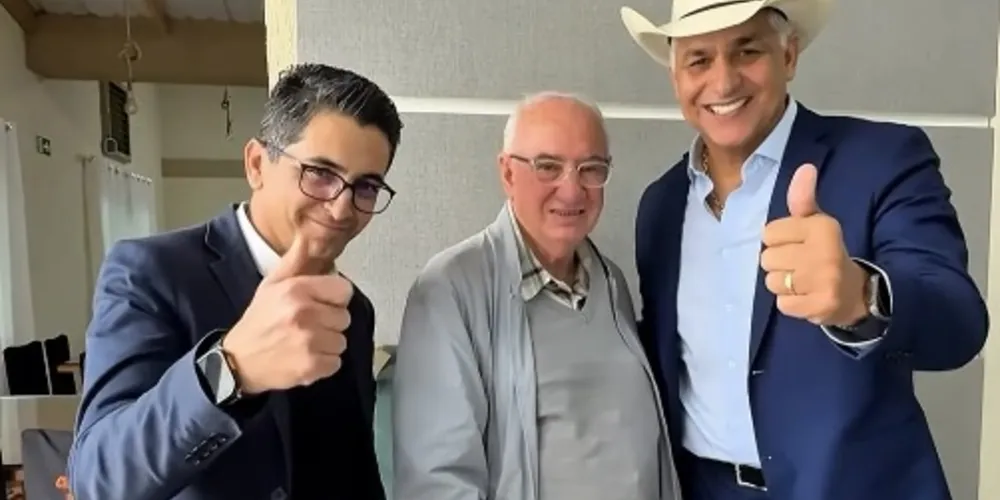 Régis Moreno, Reinaldo Cardoso e Marco Brasil estiveram reunidos em Castro