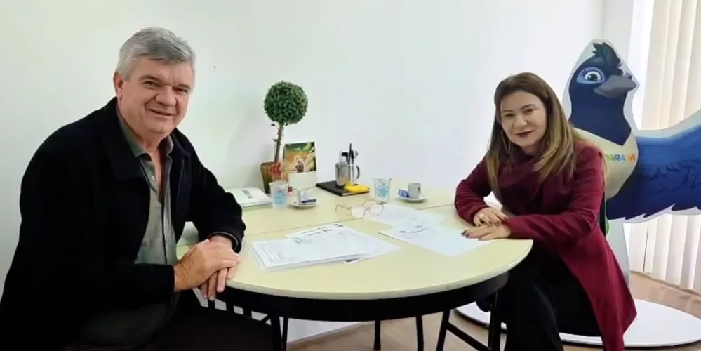 Juca Sloboda e Sandra Negrini estiveram reunidos nesta terça-feira (08)