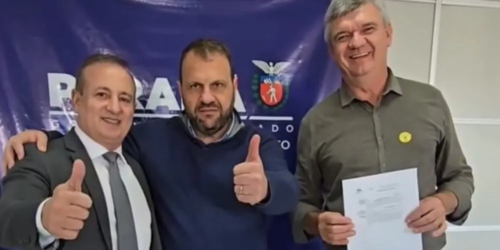 Moacyr Fadel, Rogério Carboni e Juca Sloboda estiveram reunidos