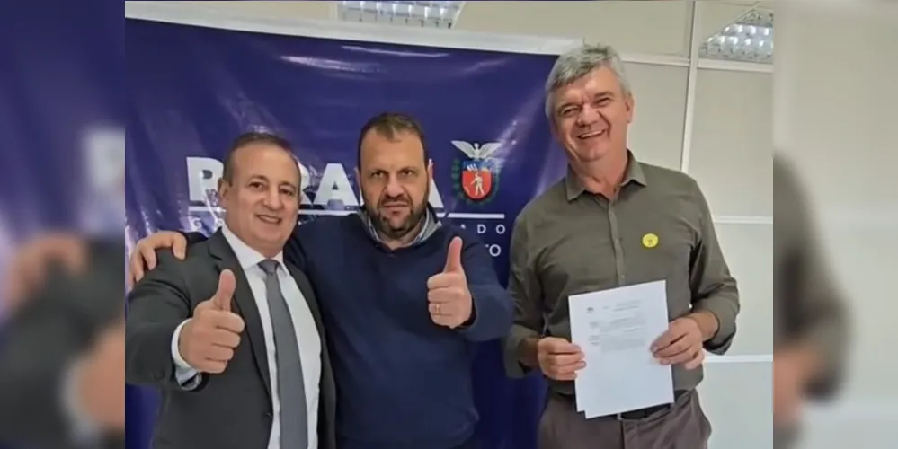Moacyr Fadel, Rogério Carboni e Juca Sloboda estiveram reunidos