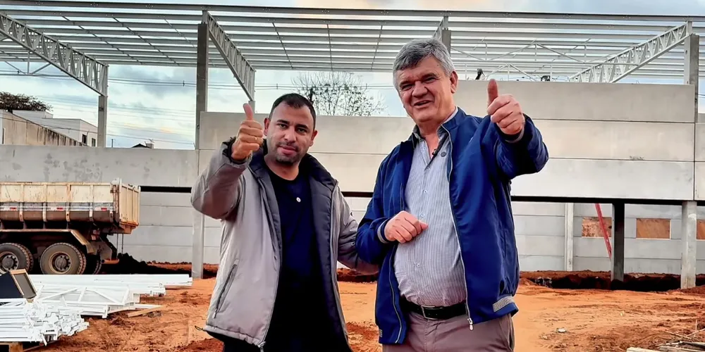 Edinei Monteiro e Juca Sloboda estiveram reunidos