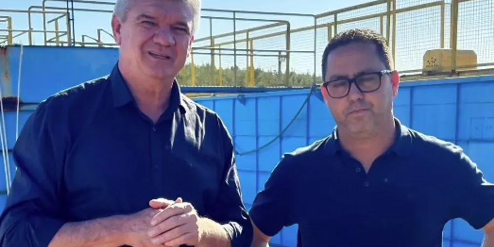 Juca Sloboda e Adilson Rodrigo Milek se reuniram para debater a falta de água