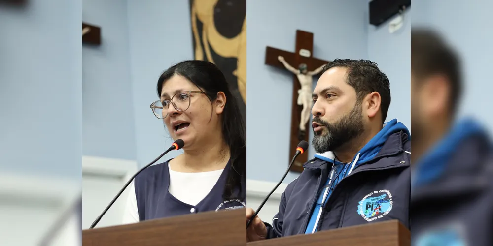 Estiveram presentes  a assistente social, Priscila de Fátima Pinheiro e o coordenador pedagógico, Márcio Nonato