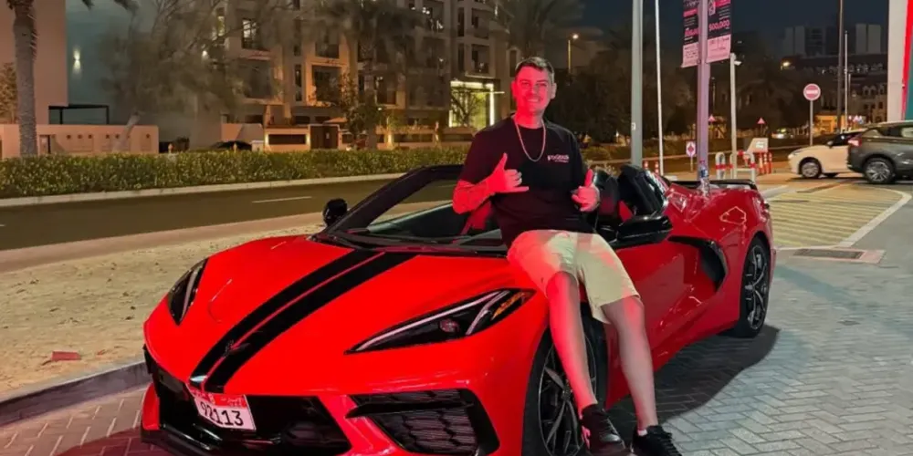 O influenciador Eduardo Felipe Campelo, que deixou o Brasil em abril de 2024