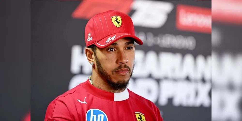 Lewis Hamilton começou a correr pela Ferrari na temporada de 2025