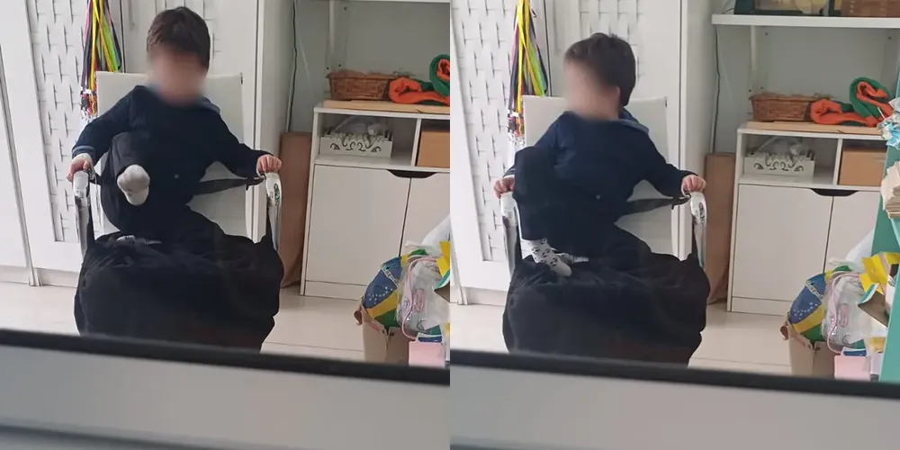 Um menino autista, de 4 anos, foi encontrado amarrado dentro de uma escola particular em Araucária